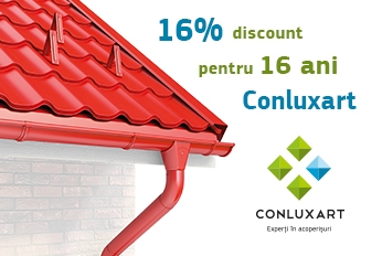16% discount pentru 16 ani Conluxart